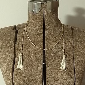 Kendra Scott double tassel necklace